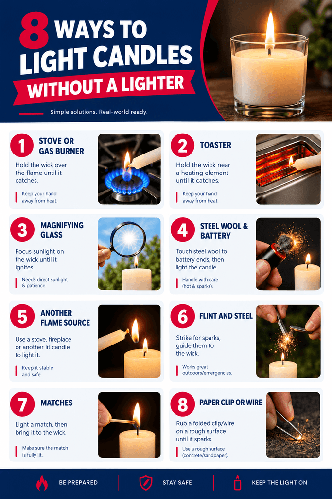 8 ways to light candles without a lighter