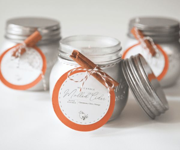 Printed Candle Tags